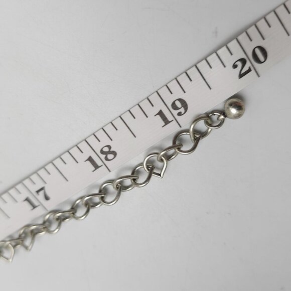 Shell Pendant Necklace With SilverTone Chain MOP Beaded Accents By Chicos - Picture 7 of 7